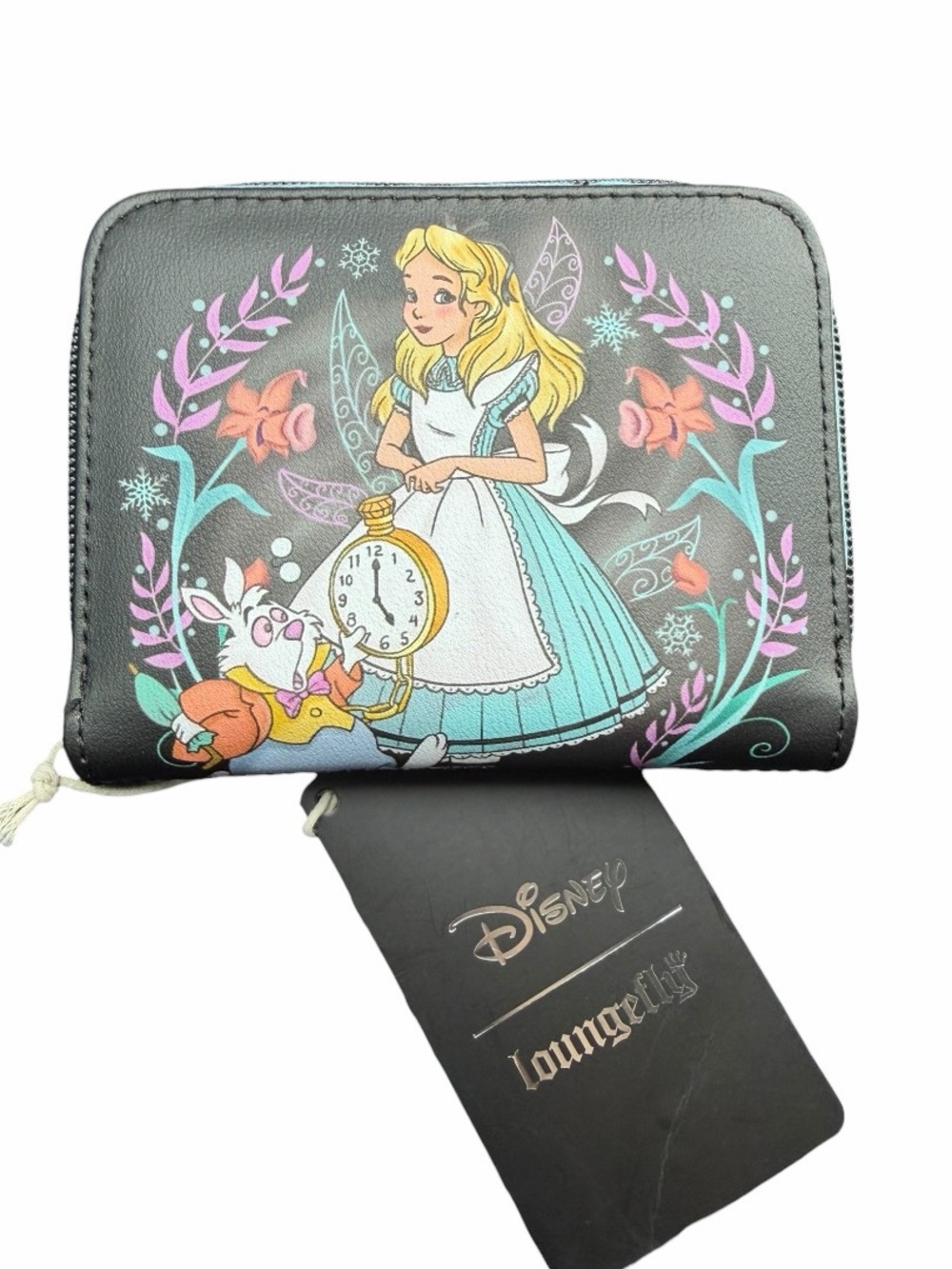 NWT LF ALICE IN WONDERLAND ZIP WALLET